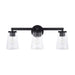 Capital Lighting - 161931MB-664 - Three Light Vanity - Aaron - Matte Black
