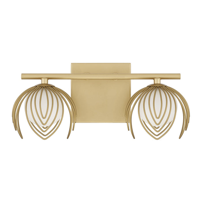 Capital Lighting - 162121GF - Two Light Vanity - Flora - Buffed Gold