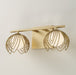 Capital Lighting - 162121GF - Two Light Vanity - Flora - Buffed Gold
