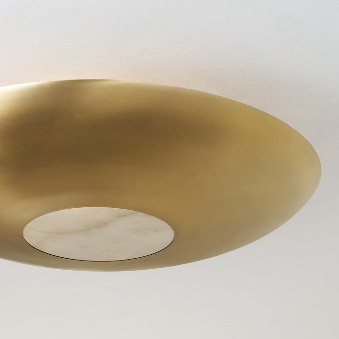 Capital Lighting - 257741AD - Four Light Semi Flush Mount - Gia - Aged Brass