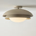 Capital Lighting - 259211TP - One Light Semi Flush Mount - Jensen - Taupe