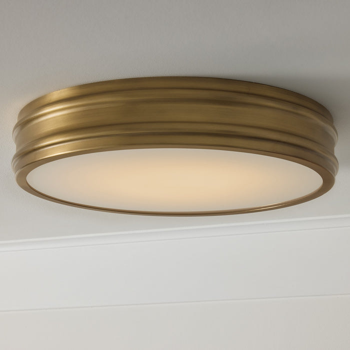 Capital Lighting - 261111AD - LED Flush Mount - Vale - Aged Brass