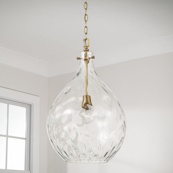 Capital Lighting - 325011AD - One Light Pendant - Bristol - Aged Brass