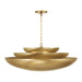 Capital Lighting - 357741AD - Four Light Pendant - Gia - Aged Brass