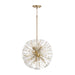 Capital Lighting - 357881MA - Eight Light Pendant - Emelie - Matte Brass