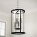 Capital Lighting - 358341ER - Four Light Pendant - Davis - Espresso and Brass