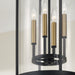 Capital Lighting - 358341ER - Four Light Pendant - Davis - Espresso and Brass