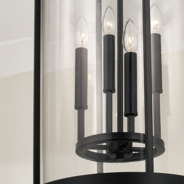 Capital Lighting - 358341ER - Four Light Pendant - Davis - Espresso and Brass