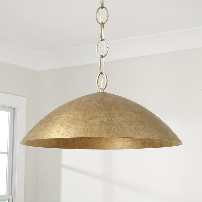 Capital Lighting - 358512FT - LED Pendant - Francesca - Feathered Brass