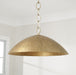 Capital Lighting - 358512FT - LED Pendant - Francesca - Feathered Brass