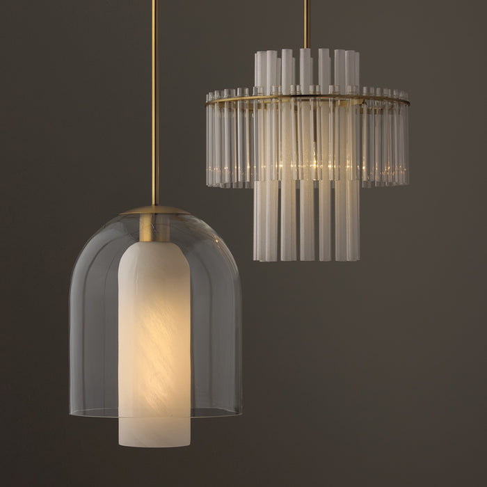 Capital Lighting - 358711AD - One Light Pendant - Blair - Aged Brass