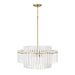 Capital Lighting - 358741AD - Four Light Pendant - Blair - Aged Brass