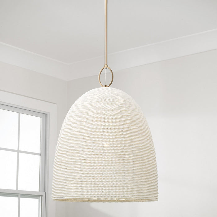Capital Lighting - 358811AD - One Light Pendant - Natalia - Aged Brass