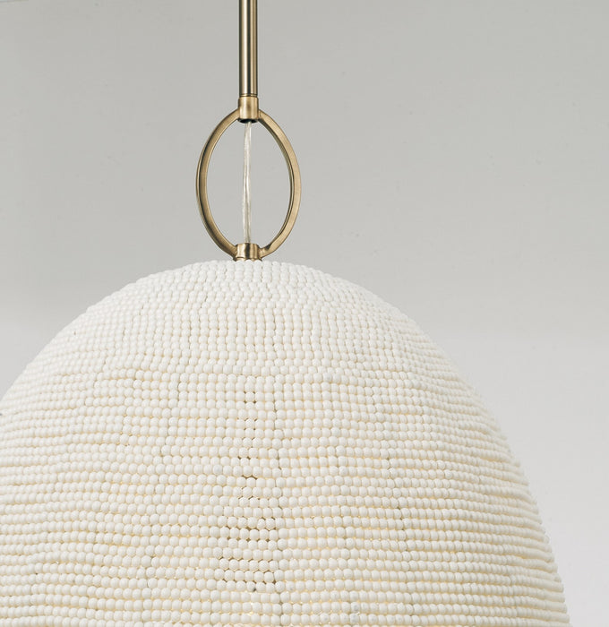Capital Lighting - 358811AD - One Light Pendant - Natalia - Aged Brass