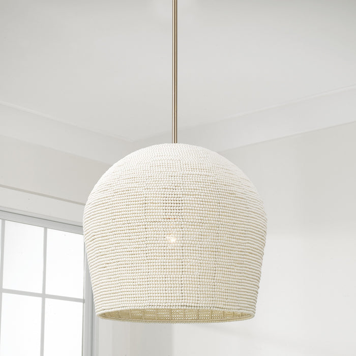 Capital Lighting - 358813AD - One Light Pendant - Natalia - Aged Brass