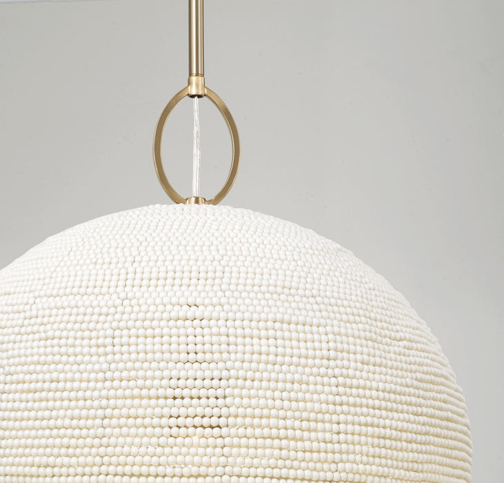 Capital Lighting - 358813AD - One Light Pendant - Natalia - Aged Brass