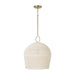 Capital Lighting - 358813AD - One Light Pendant - Natalia - Aged Brass