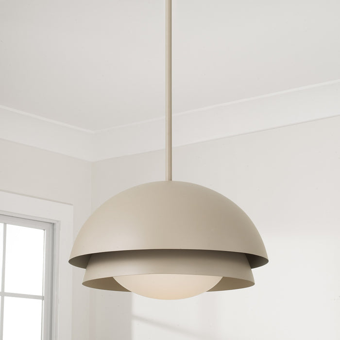 Capital Lighting - 359211TP - One Light Pendant - Jensen - Taupe