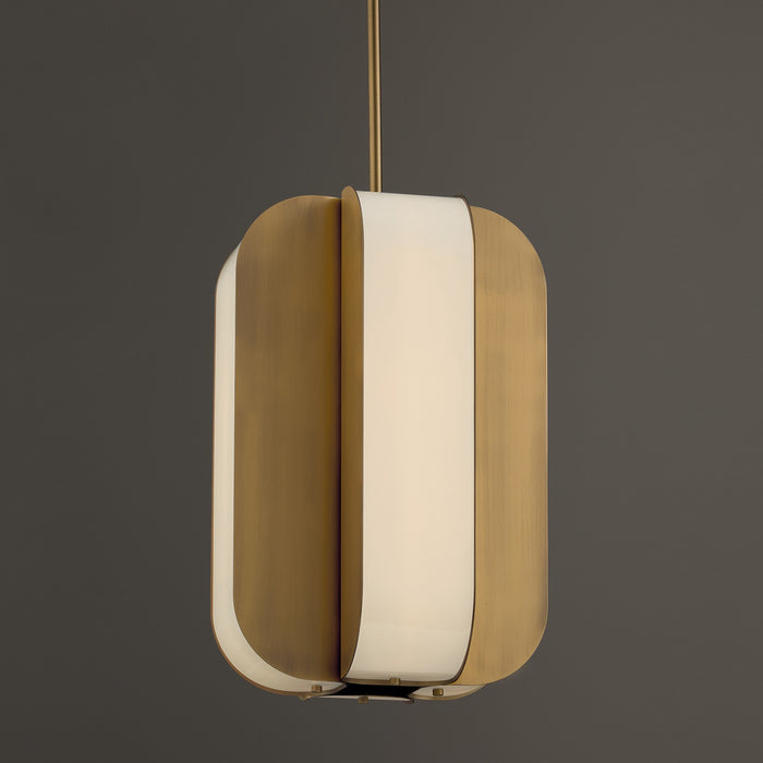 Capital Lighting - 361841AD - LED Pendant - Marcell - Aged Brass
