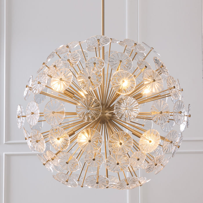 Capital Lighting - 457881MA - Eight Light Chandelier - Emelie - Matte Brass