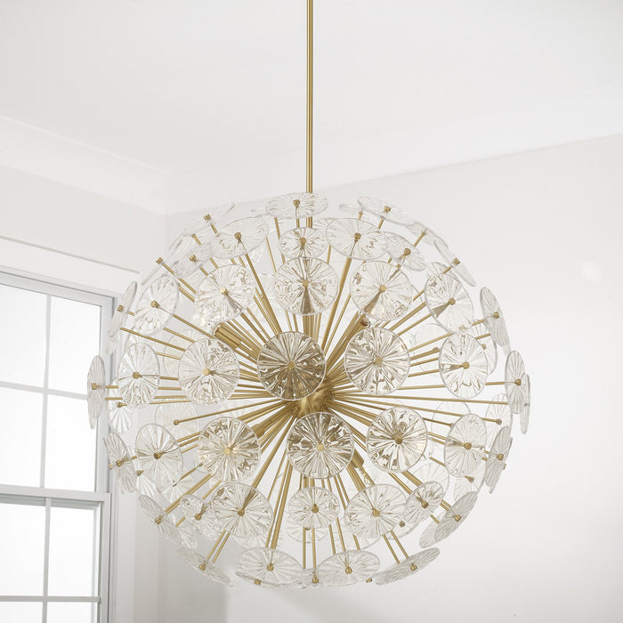 Capital Lighting - 457881MA - Eight Light Chandelier - Emelie - Matte Brass