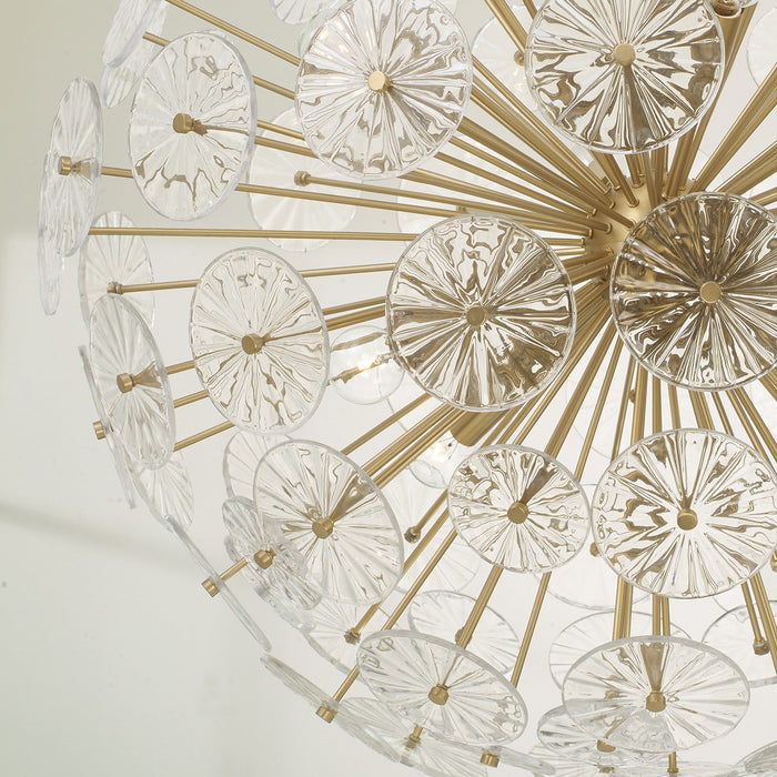 Capital Lighting - 457881MA - Eight Light Chandelier - Emelie - Matte Brass