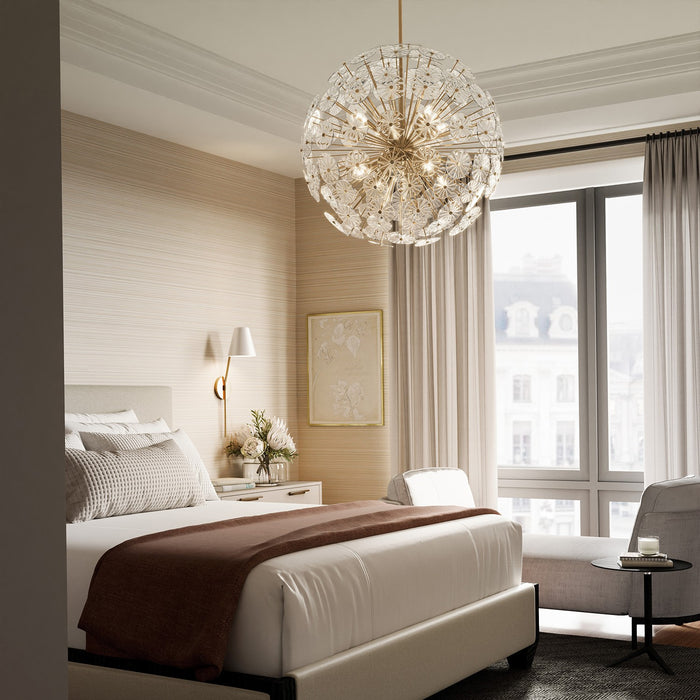 Capital Lighting - 457881MA - Eight Light Chandelier - Emelie - Matte Brass