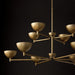 Capital Lighting - 458501FT - LED Chandelier - Francesca - Feathered Brass