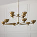 Capital Lighting - 458501FT - LED Chandelier - Francesca - Feathered Brass