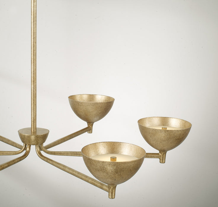 Capital Lighting - 458561FT - LED Chandelier - Francesca - Feathered Brass