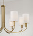 Capital Lighting - 459581AD-716 - Eight Light Chandelier - Adrian - Aged Brass