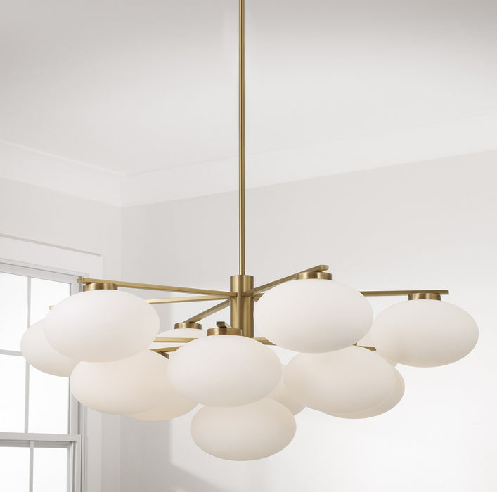 Capital Lighting - 460501AD - 13 Light Chandelier - Soren - Aged Brass