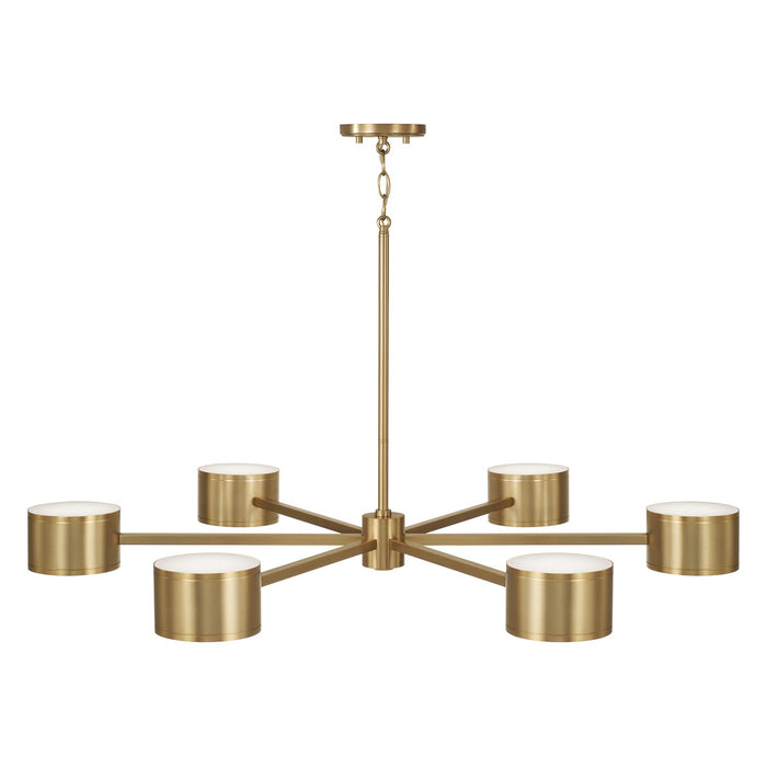 Capital Lighting - 460901AD - LED Chandelier - Henley - Aged Brass