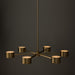 Capital Lighting - 460901AD - LED Chandelier - Henley - Aged Brass