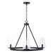 Capital Lighting - 461941MB-662 - Four Light Chandelier - Aaron - Matte Black