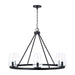 Capital Lighting - 461961MB-662 - Six Light Chandelier - Aaron - Matte Black