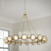 Capital Lighting - 462102GF - 16 Light Chandelier - Flora - Buffed Gold