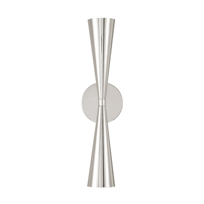 Capital Lighting - 659621PN - Two Light Wall Sconce - Levi - Polished Nickel