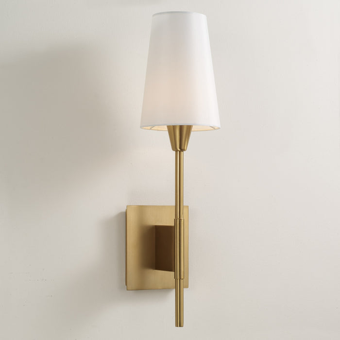 Capital Lighting - 660811AD-718 - One Light Wall Sconce - Leland - Aged Brass