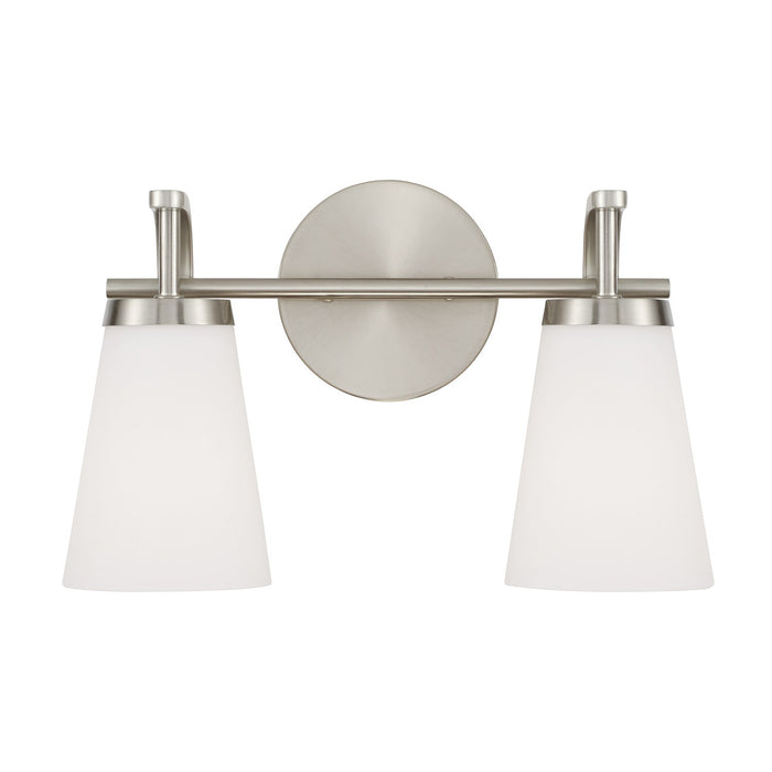 Capital Lighting - 161021BN-660 - Two Light Vanity - Drake - Brushed Nickel