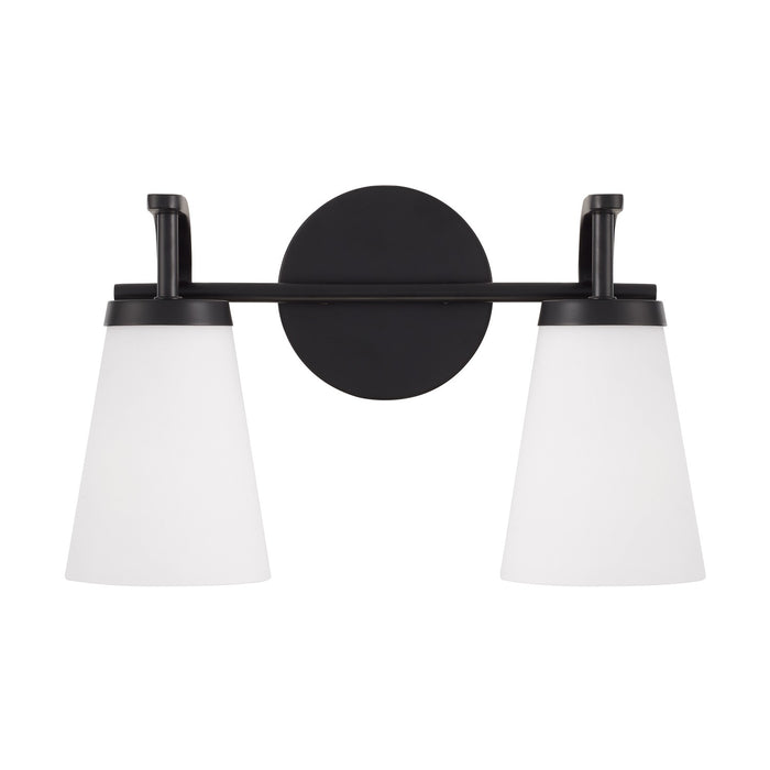 Capital Lighting - 161021MB-660 - Two Light Vanity - Drake - Matte Black