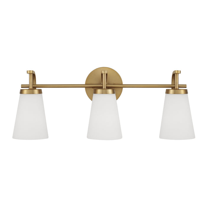 Capital Lighting - 161031AD-660 - Three Light Vanity - Drake - Aged Brass