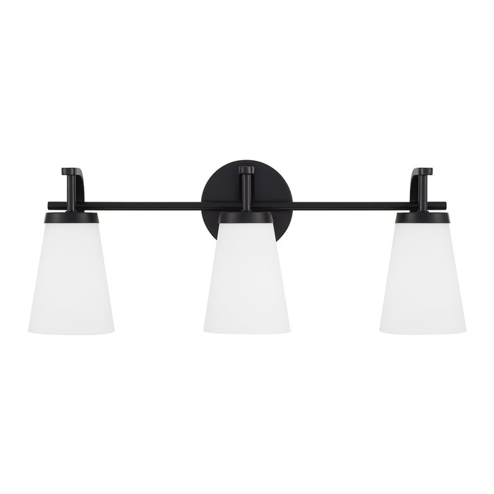 Capital Lighting - 161031MB-660 - Three Light Vanity - Drake - Matte Black
