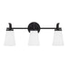 Capital Lighting - 161031MB-660 - Three Light Vanity - Drake - Matte Black