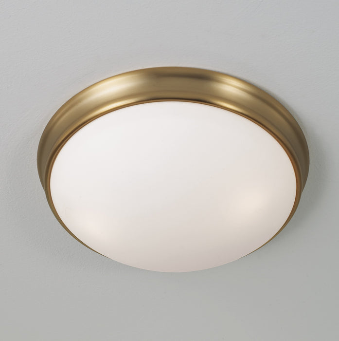 Capital Lighting - 2034AD - Three Light Flush Mount - Hansen - Aged Brass