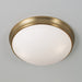 Capital Lighting - 2034AD - Three Light Flush Mount - Hansen - Aged Brass