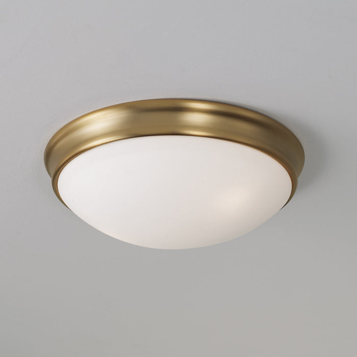Capital Lighting - 2034AD - Three Light Flush Mount - Hansen - Aged Brass