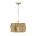 Capital Lighting - 244632BWB - One Light Semi Flush Mount - Archer - Blonde Wood and Matte Brass