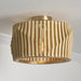 Capital Lighting - 244632BWB - One Light Semi Flush Mount - Archer - Blonde Wood and Matte Brass