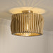 Capital Lighting - 244632BWB - One Light Semi Flush Mount - Archer - Blonde Wood and Matte Brass